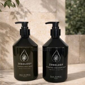 ZENLOGY LUXURY BODY CARE – CLEANSING BODY WASH & HYDRATING HAND + BODY BALM